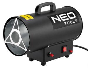 NEO TOOLS: Riscaldatore a gas da 15 kW, ventilatore per riscaldamento a gas, sistema piezoelettrico, riduttore di pressione, grado di protezione IPX4