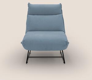 Tessa Poltroncina dal design moderno in morbida microfibra smacchiabil