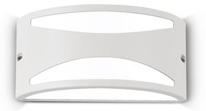 Applique Moderna Rex-3 Alluminio-Materie Plastiche Bianco 1 Luce E27