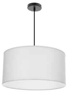 Lampadario rotondo a sospensione SHANTI - 1xE27, 40W, nero / grigio