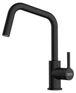 Franke Miscelatore Da Cucina Maris Stripes U Pull-Out Nero Opaco