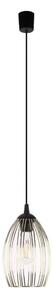 Lampadario LED a sospensione con cavo LIZA 1xE27/15W/230V nero/oro