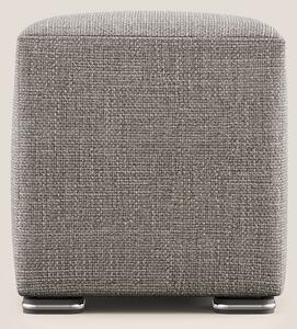 Cube pouf in morbido tessuto impermeabile ad intreccio melangiato T06