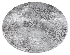 Tappeto MEFE moderne Cerchio 8724 Ornamento vintage - Structural due livelli di pile grigio