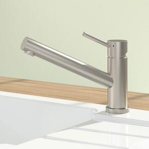 Villeroy & Boch Como - Miscelatore per lavabo a battente, acciaio inox 925700LC