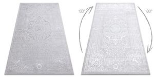 Tappeto MEFE moderno 8373 Ornamento, telaio - Structural due livelli di pile grigio