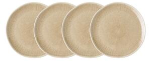Set di piatti beige in gres 4 pz ø 27 cm Viola – House Nordic