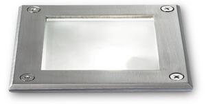 Faretto-Calpestabile Moderno Park Metallo Cromo 1 Luce G9 3W 3000K Luce Calda