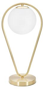 Mauro Ferretti lampada da tavolo Glamy Ablegen E14 25x18x50 cm bianco oro