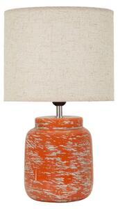 Mauro Ferretti Lampada da tavolo Arancione stile Contemporaneo, Ø27x47,5 cm