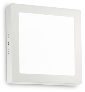 Applique Moderna Square Universal Alluminio-Plastiche Bianco Led 19W 3000K D22