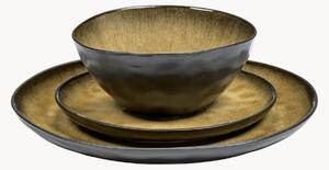 Servizio di piatti con smalto reattivo organico Pure, 12 pz