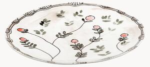 Set di 2 piatti da portata in Fine Bone China Midnight Flowers