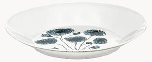 Set di 2 piatti fondi in Fine Bone China Midnight Flowers