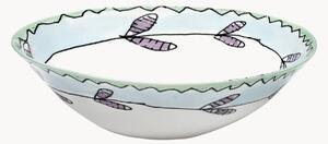Set di 2 ciotole in Fine Bone China Midnight Flowers