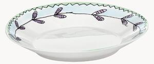 Set di 2 piatti fondi in Fine Bone China Midnight Flowers