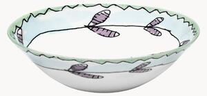 Set di 2 ciotole in Fine Bone China Midnight Flowers