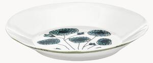 Set di 2 piatti fondi in Fine Bone China Midnight Flowers
