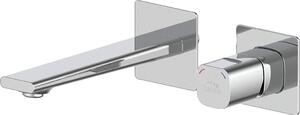 TORES Rubinetto lavabo da incasso argento cromato Laveo BVT_022P