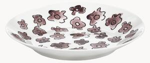 Set di 2 piatti fondi in Fine Bone China Midnight Flowers