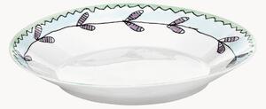 Set di 2 piatti fondi in Fine Bone China Midnight Flowers