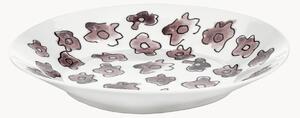 Set di 2 piatti fondi in Fine Bone China Midnight Flowers