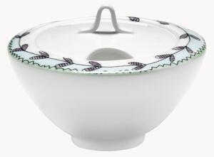 Zuccheriera in Fine Bone China Midnight Flowers