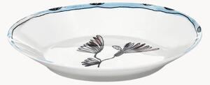 Set di 2 piatti fondi in Fine Bone China Midnight Flowers