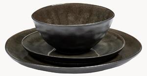 Servizio di piatti con smalto reattivo organico Pure, set da 12