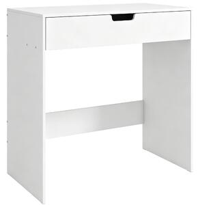 HOMCOM Toeletta con Cassetto, Tavolo Trucco Moderno per Camera, 75x40x75 cm, Bianco | Aosom Italy