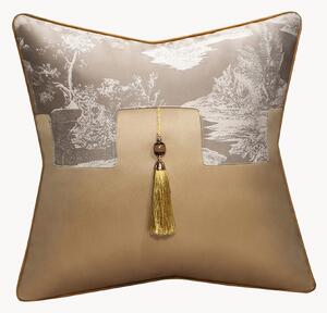 Copricuscino jacquard con nappe YanXia