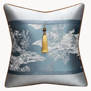 Copricuscino jacquard con nappe BiZhan