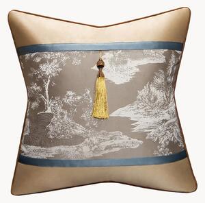 Copricuscino jacquard con nappe BiZhan