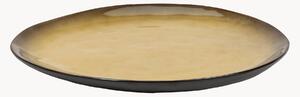 Set di 2 piatti da colazione con smalto reattivo organico Pure