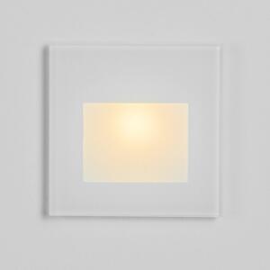 BRUMBERG Wall Kit68 spot piatto angolare bianco, Bianco / Opale, Corridoio, Alluminio, Faretto da incasso a parete