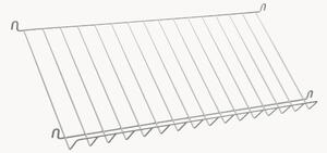 Ripiano portariviste String System, larg. 78 x prof. 30 cm