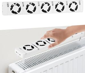 Ventilatore per radiatore Eikuavons, modello a 5 velocità, confezione da 1, con controllo della temperatura, adatto per radiatori da 70–100 cm
