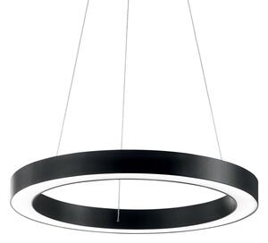 Sospensione Moderna Oracle Alluminio-Plastiche Nero Led 28W 3000K D50Cm