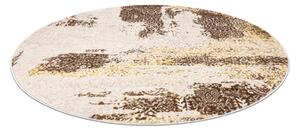 Tappeto MEFE moderne cerchio 8731 Rosone vintage - Structural due livelli di pile beige