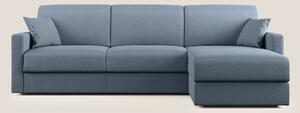 Chris Divano letto angolare con penisola in microfibra smacchiabile T1