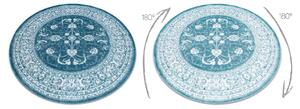 Tappeto MEFE moderne Cerchio 2312 Ornamento - Structural due livelli di pile crema / blu