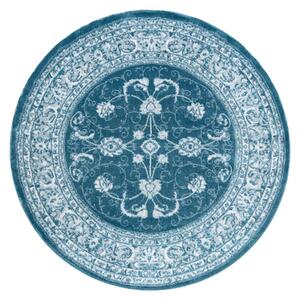Tappeto MEFE moderne Cerchio 2312 Ornamento - Structural due livelli di pile crema / blu