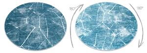 Tappeto MEFE moderne Cerchio 2783 Marmo - Structural due livelli di pile crema / blu