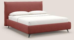 EROS letto imbottito in piuma con vano contenitore in pregiato e fresc