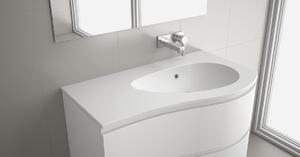 Lavabo Salgar MAM 900 sinistro opaco 910 x 16 x 510 mm