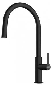 Franke Rubinetto Da Cucina Maris Stripes J Pull-Out Nero Opaco
