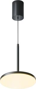 Maytoni Lampada a sospensione moderna nera rotonda Plato LED 12W IP20 3000K luce calda