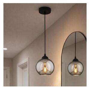 Brilagi - Lampada a sospensione su cavo DIOR 1xE27/60W/230V nero/grigio fumé