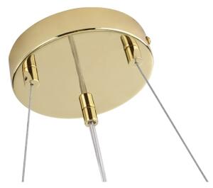Zuma Line MD2858-6AS-G - Lampadario a sospensione su cavo LEAF 6xG9/42W/230V dorato