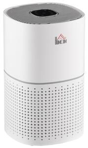 HOMCOM Purificatore d'aria con 4 Velocità, Lonizzatore e Modalità Silenziosa, 22x22x36 cm, Bianco | Aosom Italy